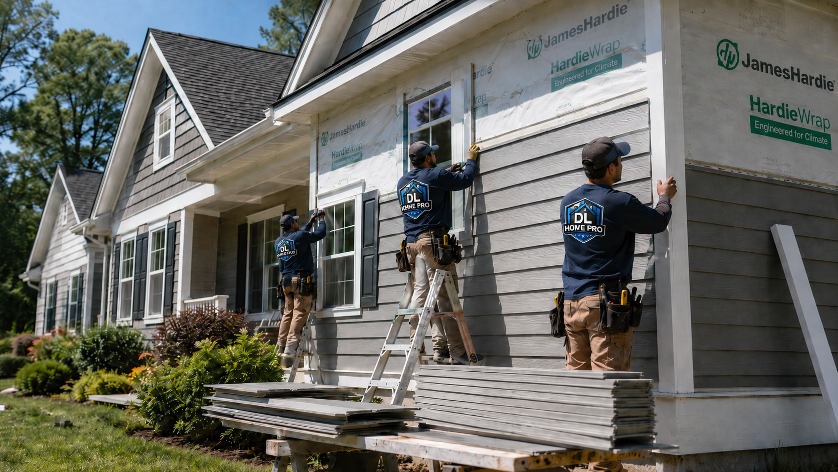 Siding detail work